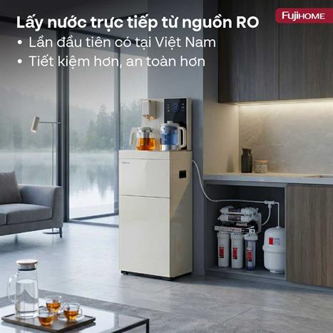 Cây nước nóng lạnh FUJIHOME TB238N-UV 1430W Màu Trắng