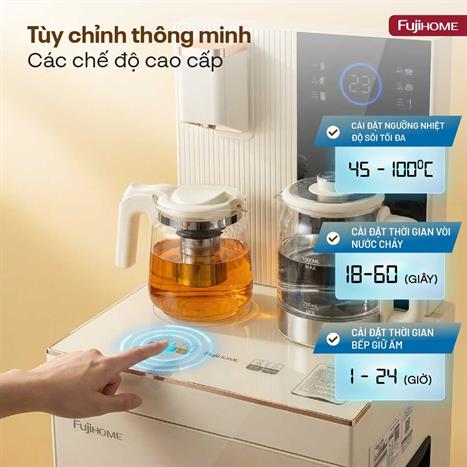 Cây nước nóng lạnh FUJIHOME TB238N-UV 1430W Màu Trắng