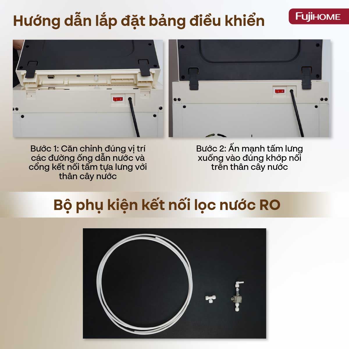 Cây nước nóng lạnh FUJIHOME TB238N-UV 1430W Màu Trắng