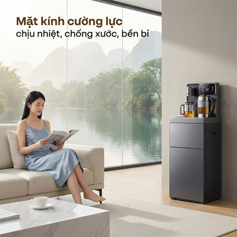 Cây nước nóng lạnh FUJIHOME TB241N-UV 1430W Màu Xám đậm