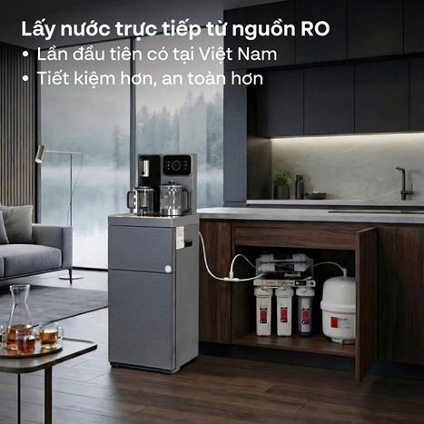 Cây nước nóng lạnh FUJIHOME TB241N-UV 1430W Màu Xám đậm