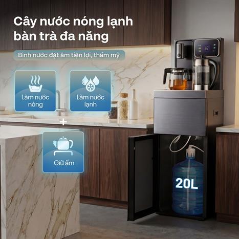Cây nước nóng lạnh FUJIHOME TB241N-UV 1430W Màu Xám đậm