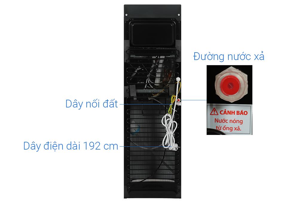 Cây nước nóng lạnh và làm đá Toshiba RWF-IW2469BVN(K) 660W Màu Đen