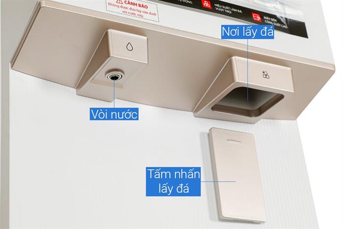 Cây nước nóng lạnh và làm đá Toshiba RWF-IW2469BVN(W) 660W Màu Trắng