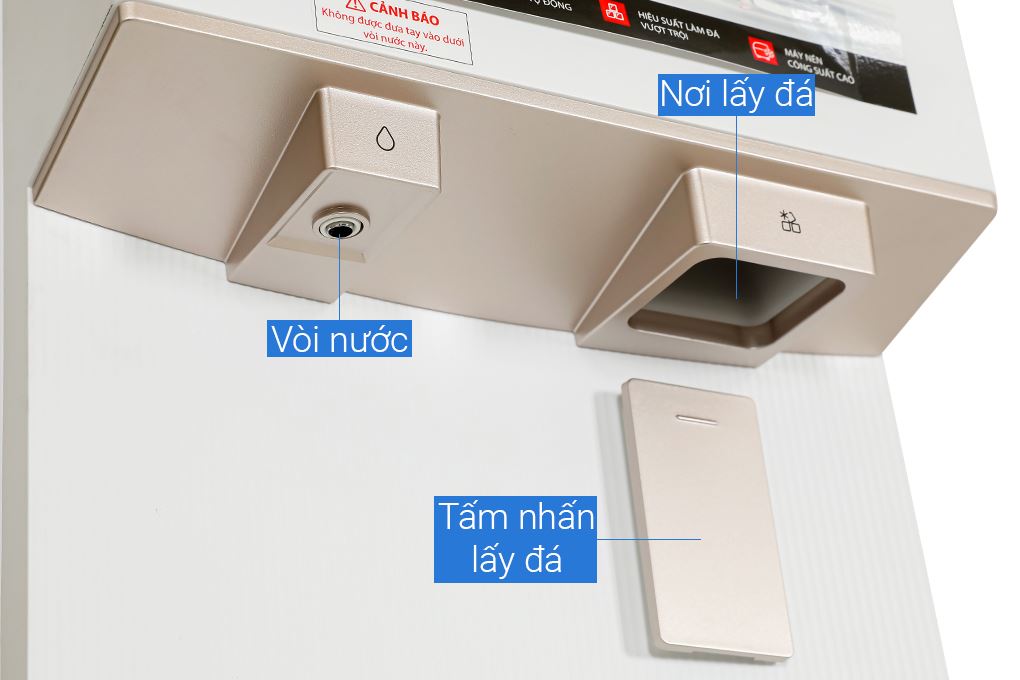 Cây nước nóng lạnh và làm đá Toshiba RWF-IW2469BVN(W) 660W Màu Trắng