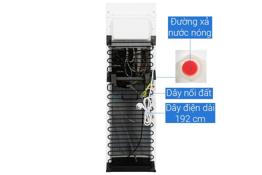 Cây nước nóng lạnh và làm đá Toshiba RWF-IW2469BVN(W) 660W Màu Trắng