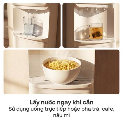 Cây nước nóng lạnh FUJIHOME WD91E 485W Màu Trắng