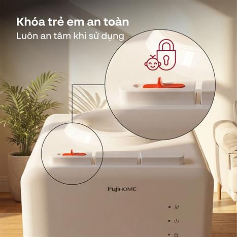 Cây nước nóng lạnh FUJIHOME WD91E 485W Màu Trắng