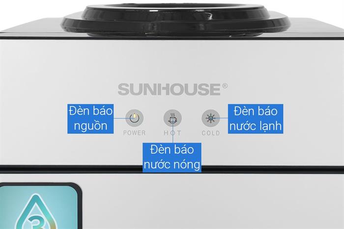 Cây nước nóng lạnh Sunhouse SHD9635 670W Màu Xám nhạt