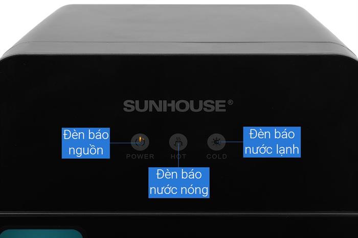 Cây nước nóng lạnh Sunhouse SHD9636 670W Màu Xám đậm