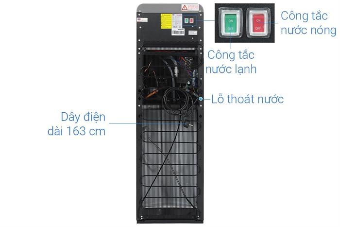 Cây nước nóng lạnh Sunhouse SHD9636 670W Màu Xám đậm