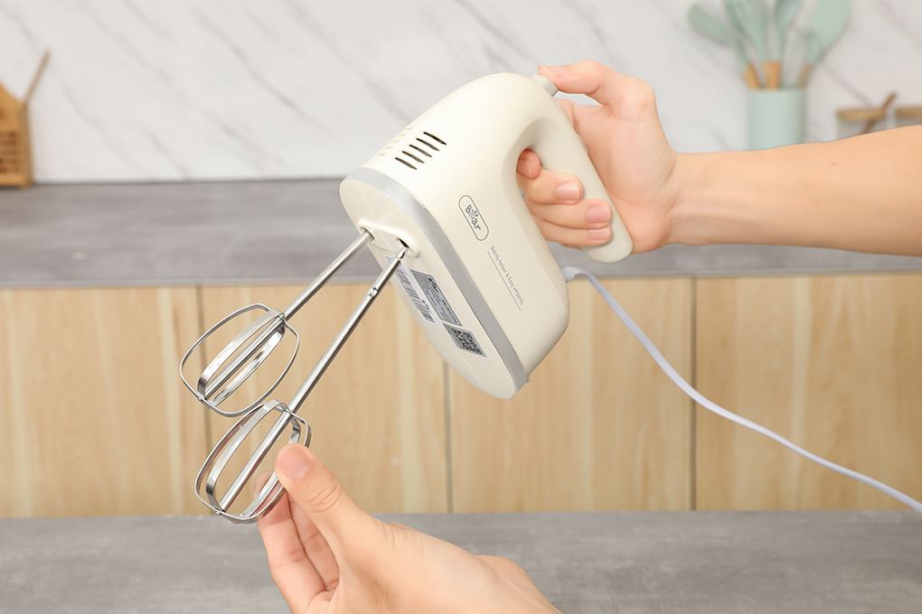 Máy đánh trứng Bear HAM-025CG 200W Màu Màu be