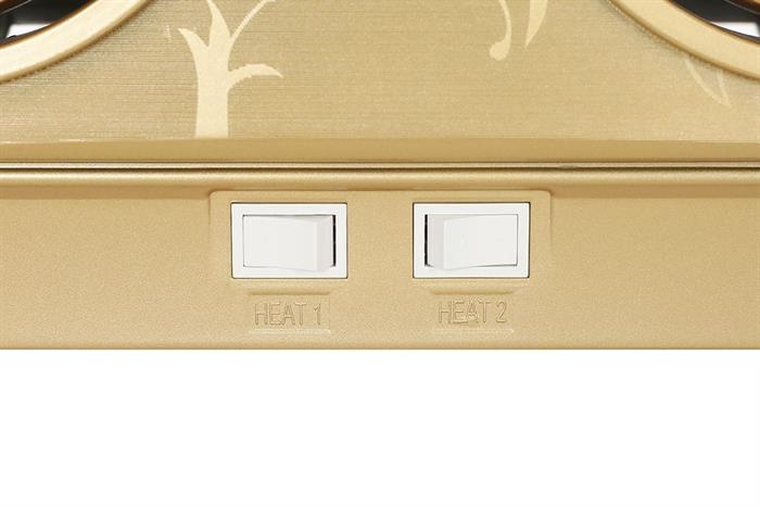 Đèn sưởi 2 bóng Kangaroo KGWH2G Màu Vàng