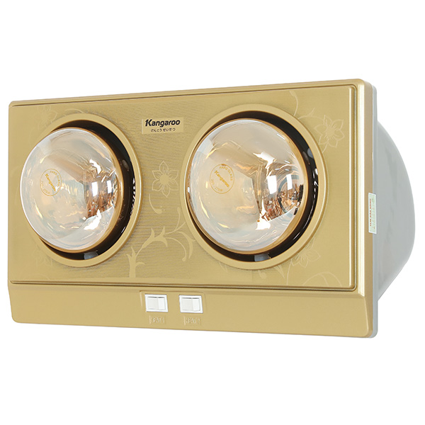 Đèn sưởi 2 bóng Kangaroo KGWH2G