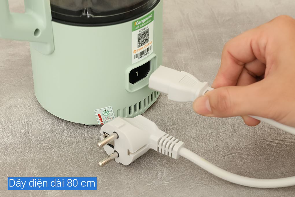 Máy xay sữa hạt đa năng Kangaroo KGHB1G Màu Xanh Bạc Hà