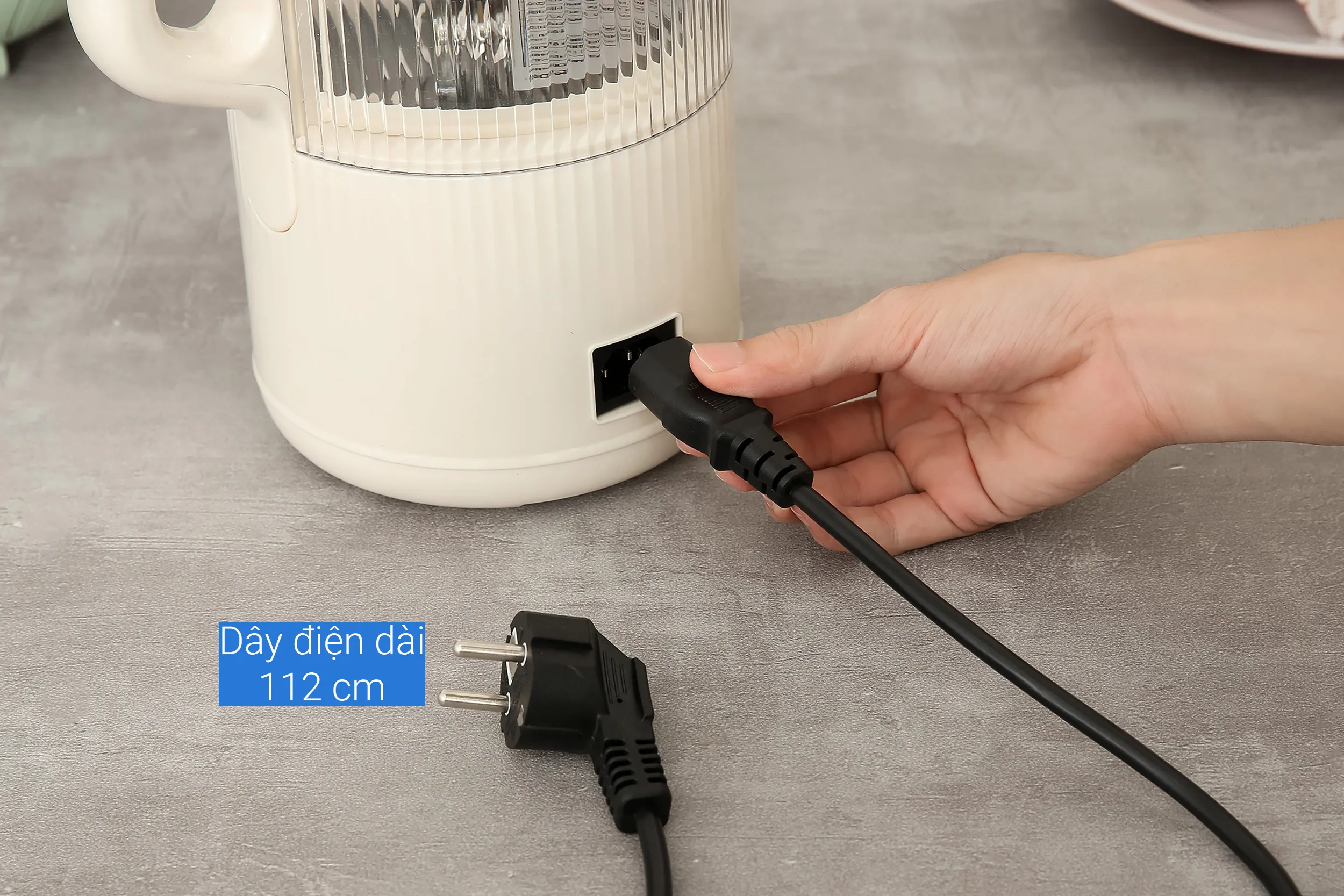 Máy làm sữa hạt đa năng Kangaroo KGHB12D1ECO Màu Màu be