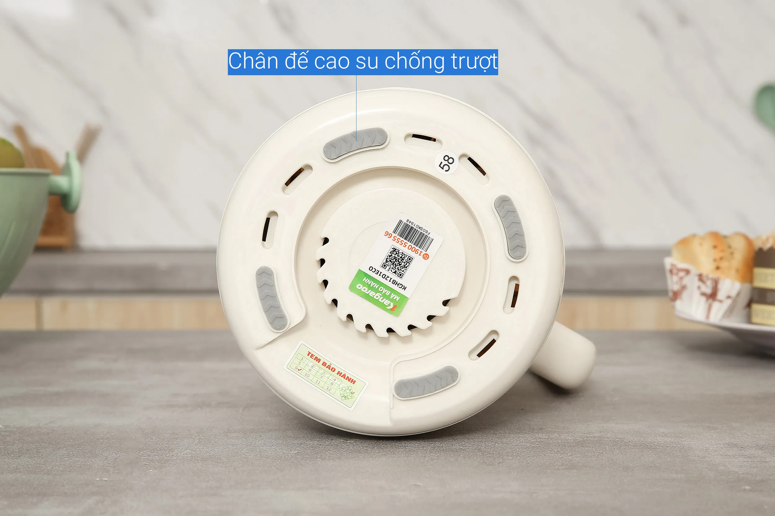 Máy làm sữa hạt đa năng Kangaroo KGHB12D1ECO Màu Màu be