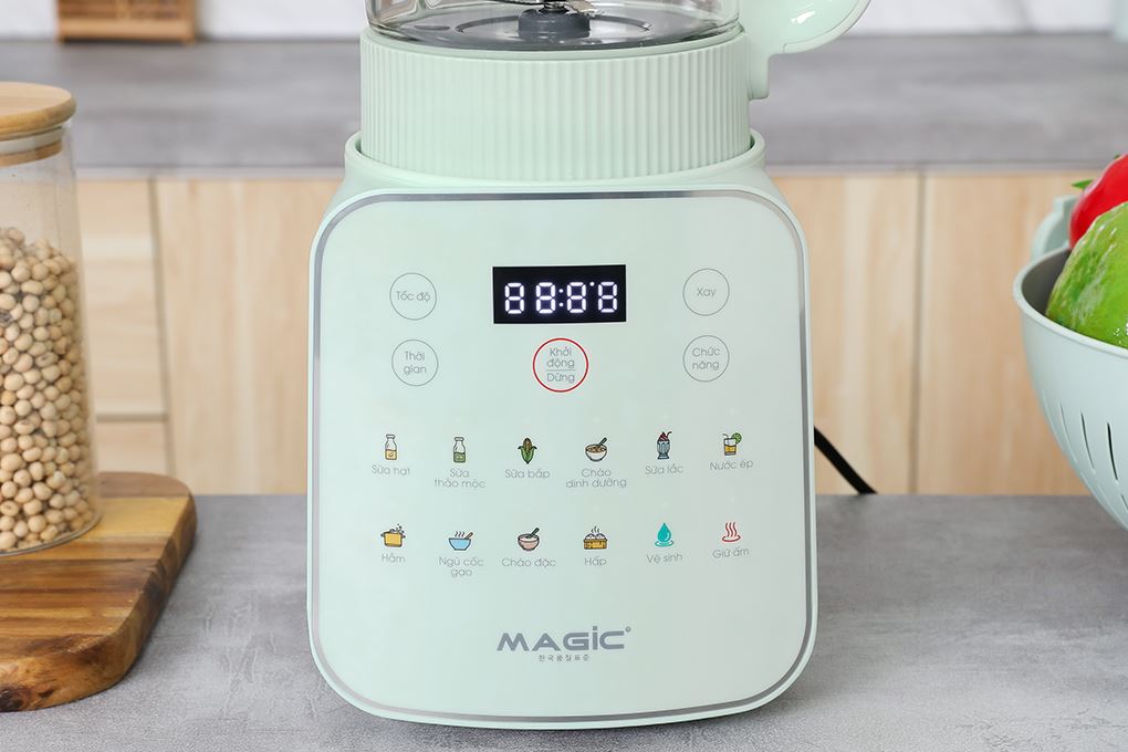 Máy làm sữa hạt đa năng Magic A-103 Màu Xanh
