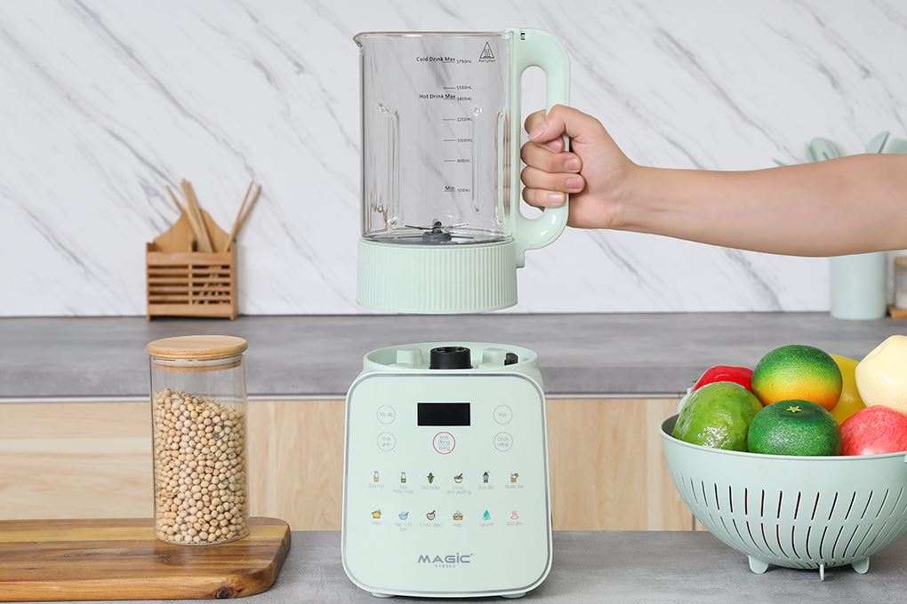 Máy làm sữa hạt đa năng Magic A-103 Màu Xanh