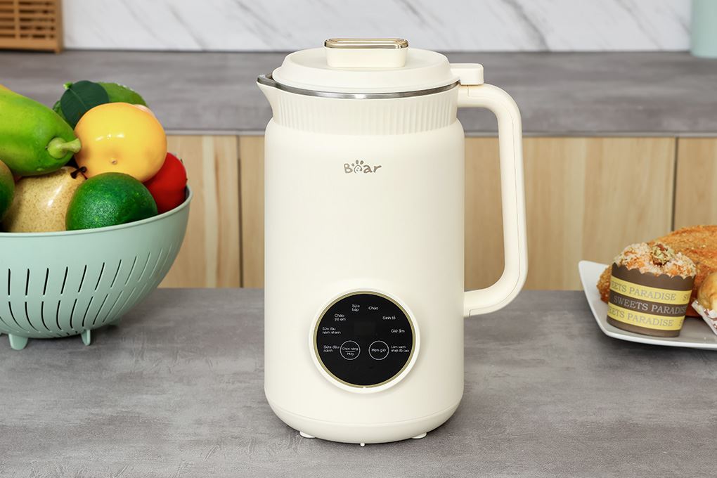 Máy làm sữa hạt đa năng Bear SMM-4H06S Màu Màu be