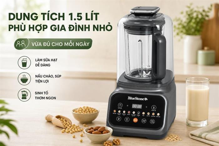Máy làm sữa hạt đa năng Bluestone BLB-6041 Màu Đen
