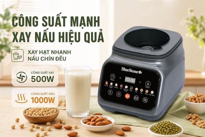 Máy làm sữa hạt đa năng Bluestone BLB-6041 Màu Đen