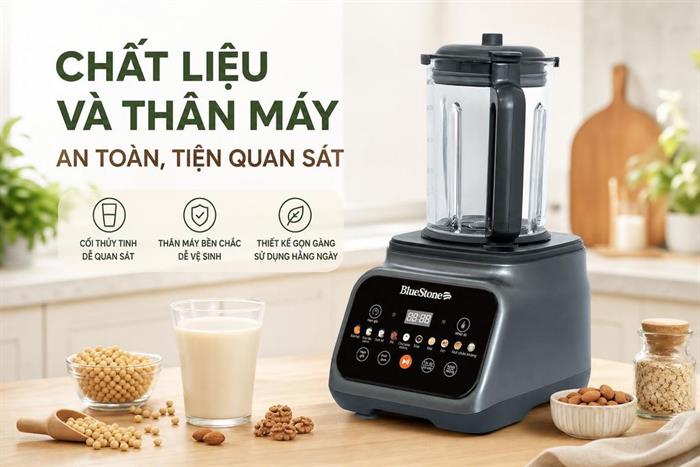 Máy làm sữa hạt đa năng Bluestone BLB-6041 Màu Đen