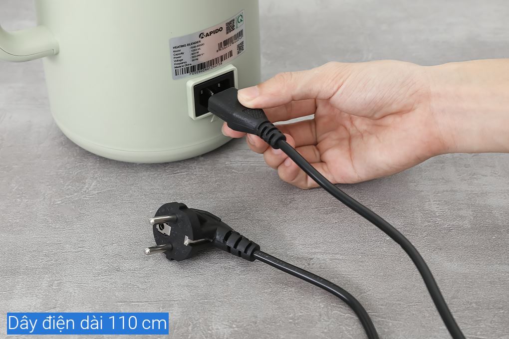 Máy làm sữa hạt đa năng Rapido RHB-800DC Màu Xanh lá