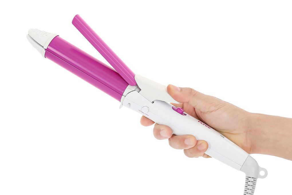 Máy uốn duỗi tóc Flyco FH6855VN Màu Trắng - Hồng
