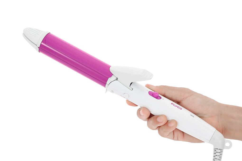 Máy uốn duỗi tóc Flyco FH6855VN Màu Trắng - Hồng