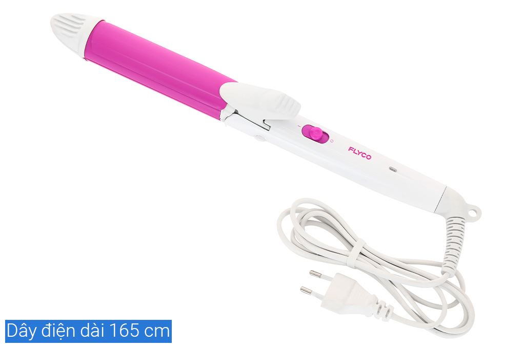 Máy uốn duỗi tóc Flyco FH6855VN Màu Trắng - Hồng