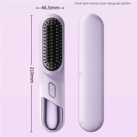 Lược chải tóc điện Junuo JN-106 Màu Tím