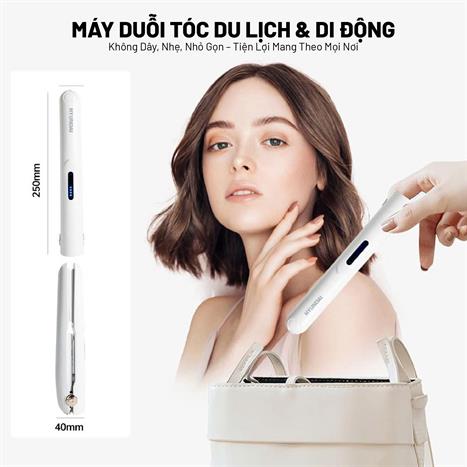 Máy duỗi tóc Hyundai HC-119-WH Màu Trắng