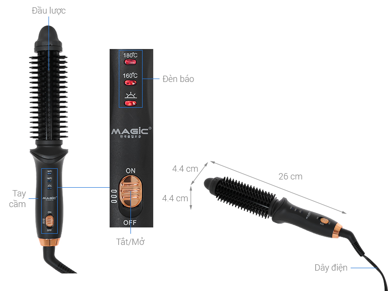 Lược điện chải tóc Magic B-42