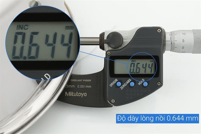 Nồi inox 5 đáy nắp kính 20 cm Sunhouse SHG788-20 Màu Bạc Inox