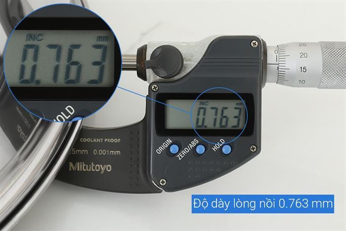 Nồi inox 5 đáy nắp kính 24 cm Sunhouse SHG788-24 Màu Bạc Inox