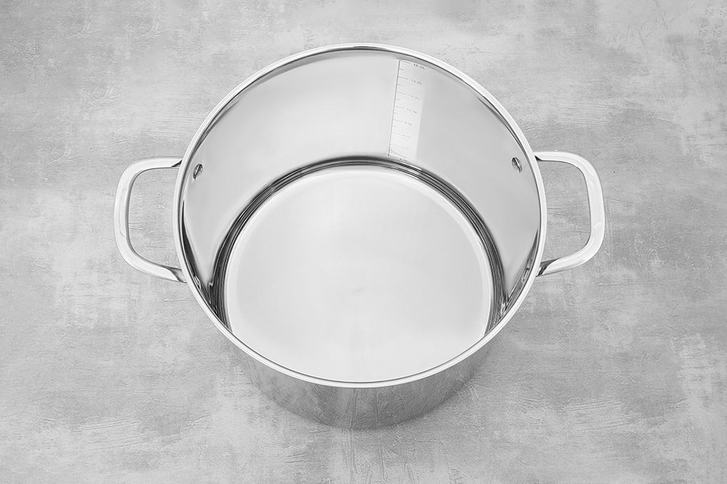 Nồi luộc gà inox 5 đáy nắp kính 30 cm Elmich EL-2525IN30 Màu Inox
