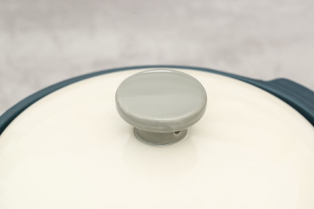 Nồi đất nắp sứ 15 cm Dong hwa PT14.1200 Màu Xanh đen