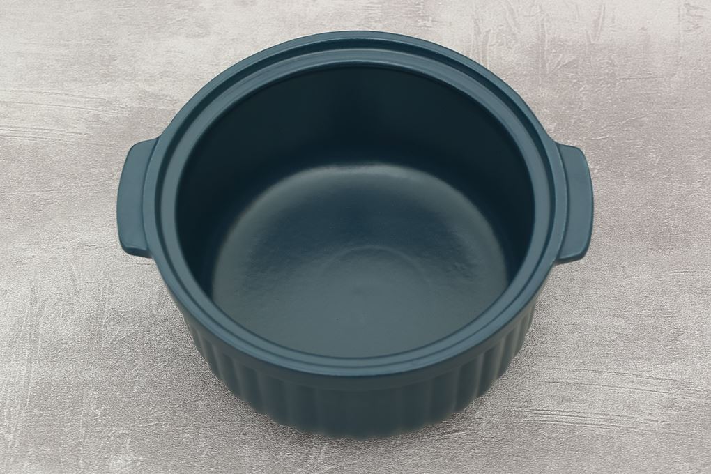 Nồi đất nắp sứ 15 cm Dong hwa PT14.1200 Màu Xanh đen