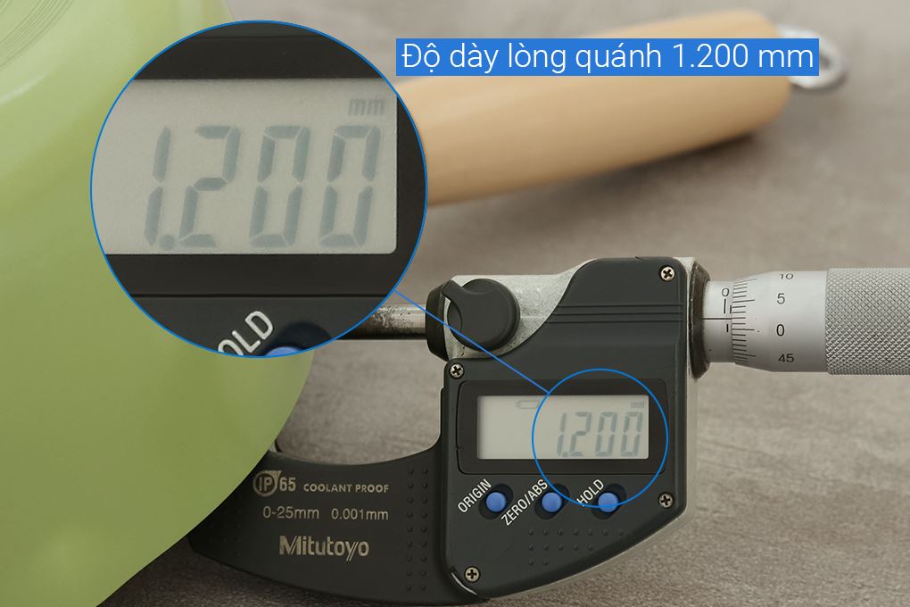 Quánh thép chống dính nắp kính 16 cm Green Cook GCS248-16IH Màu Xanh lá