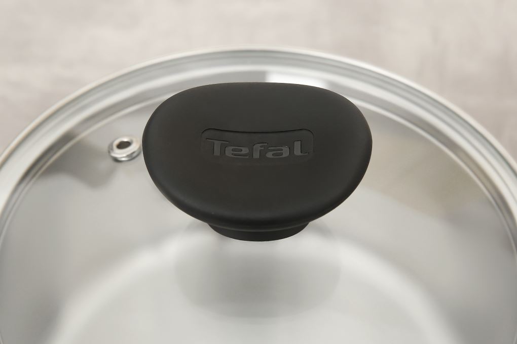 Quánh inox nắp kính 16 cm Tefal Primary E3082235 Màu Inox