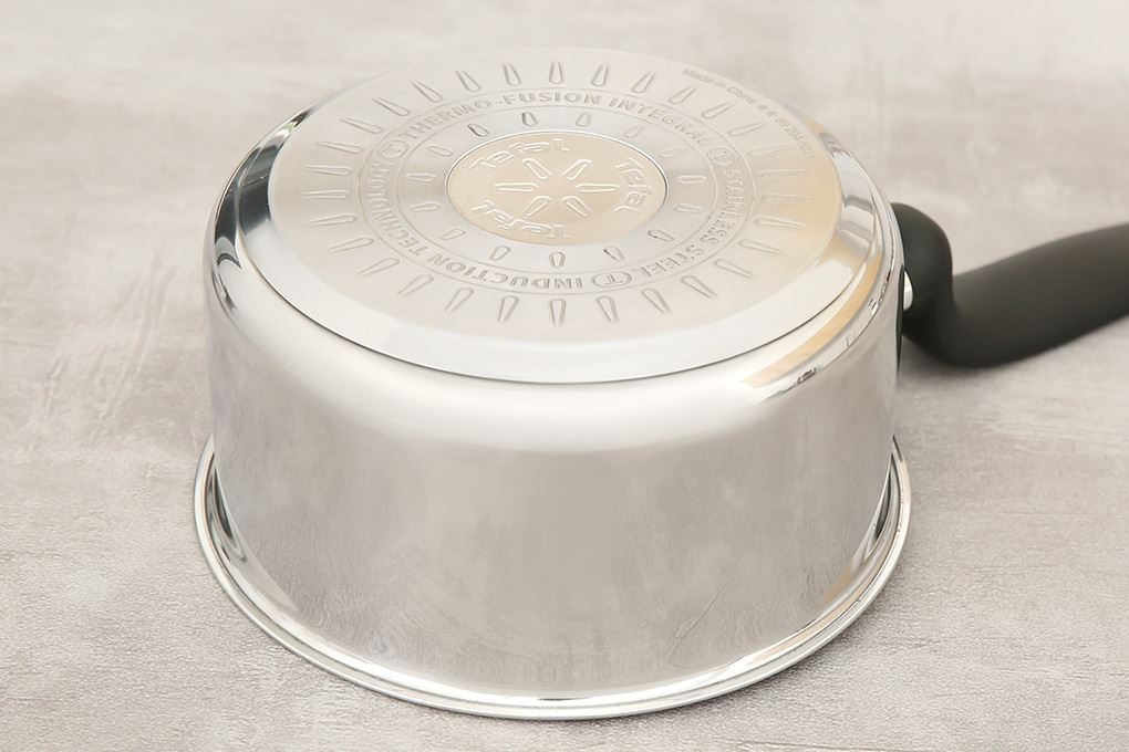 Quánh inox nắp kính 16 cm Tefal Primary E3082235 Màu Inox