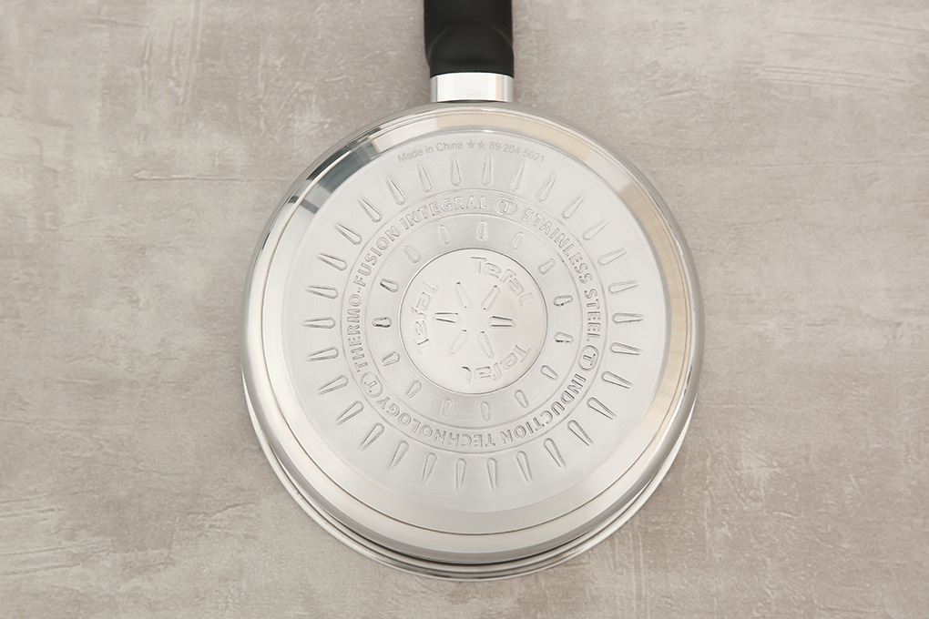 Quánh inox nắp kính 16 cm Tefal Primary E3082235 Màu Inox
