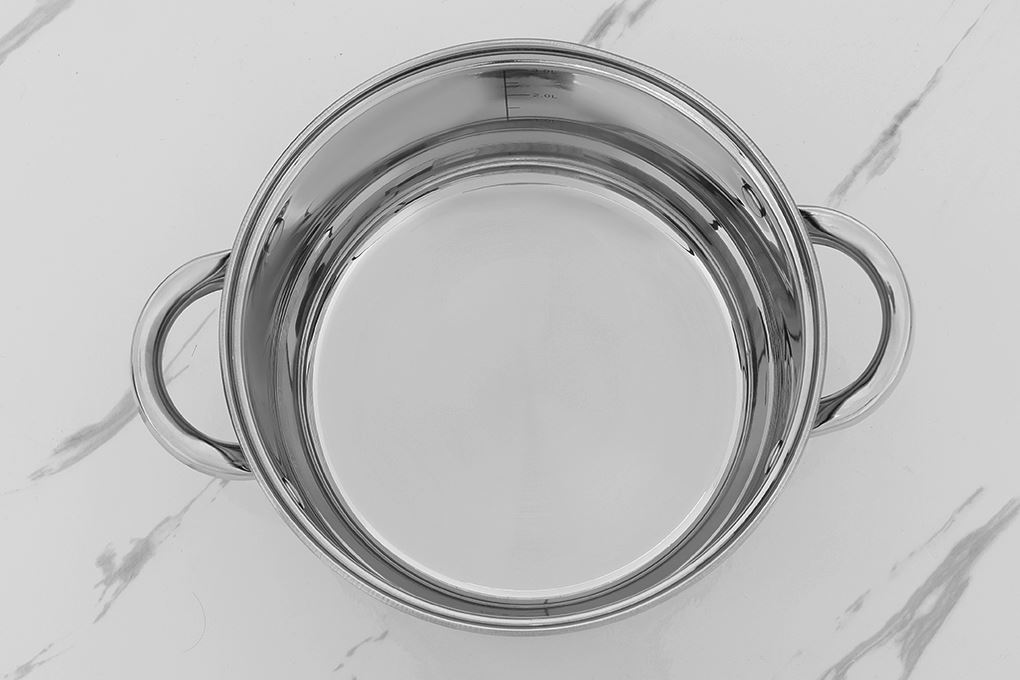 Nồi inox 3 đáy nắp kính 20 cm Green Cook GCS2515-20IH Màu Inox