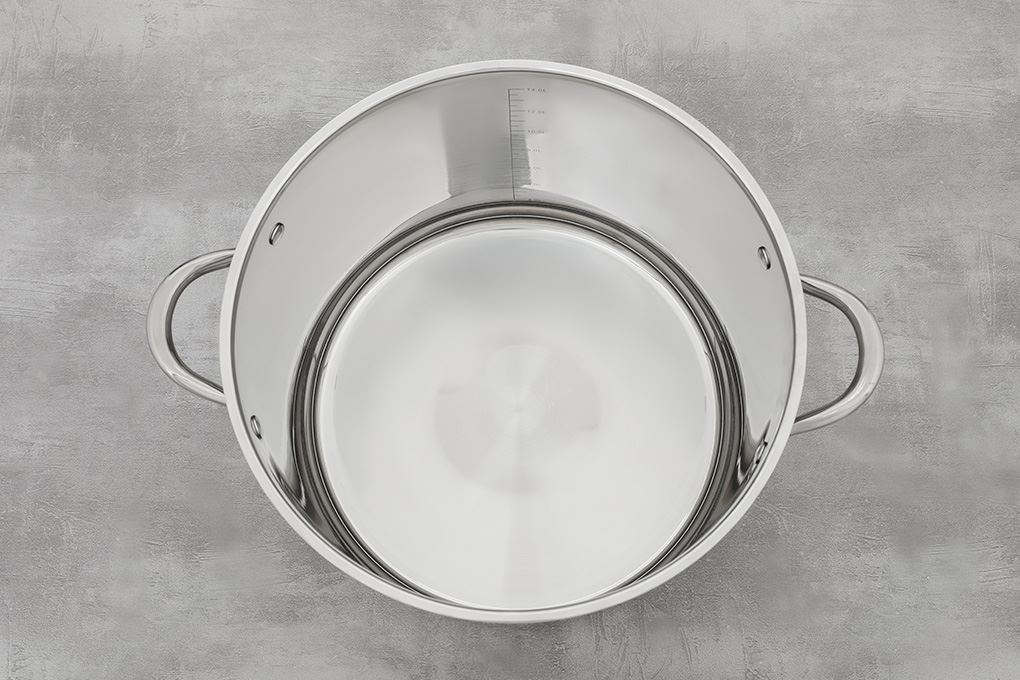 Nồi Inox 3 đáy nắp kính 30 cm Sunhouse SHG301-30 Màu Inox