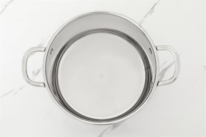 Nồi Inox 3 lớp nguyên khối nắp kính 24 cm Sunhouse SHG706-24 Màu Inox