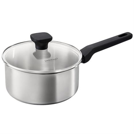 Quánh inox nắp kính Lock&Lock CSS1823IH Màu Inox