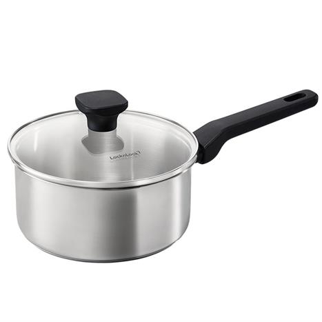 Quánh inox nắp kính Lock&Lock CSS1823IH Màu Inox