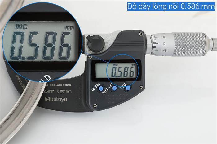 Nồi inox đáy từ nắp kính 20 cm Lock&Lock CSC2023IH Màu Inox