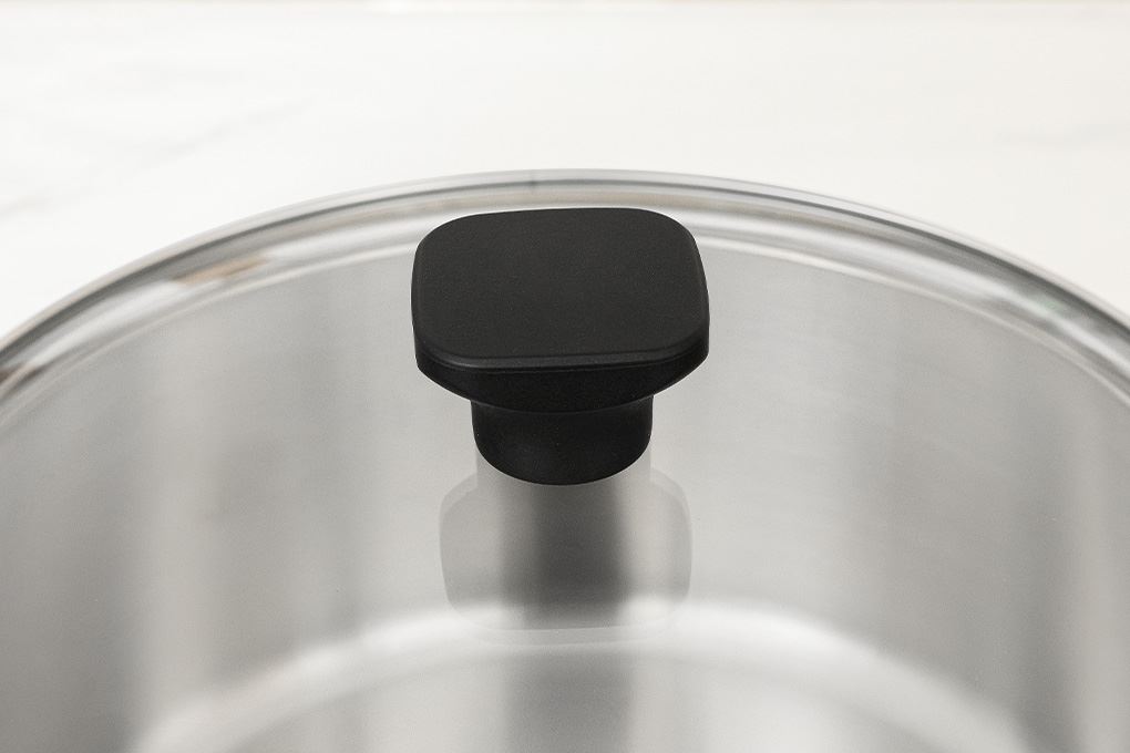 Nồi inox đáy từ nắp kính 24 cm Lock&Lock CSC2423IH Màu Inox